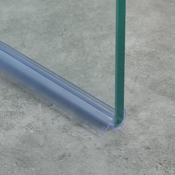 Frameless Shower Door Bottom Seal Strip for Leak Protection